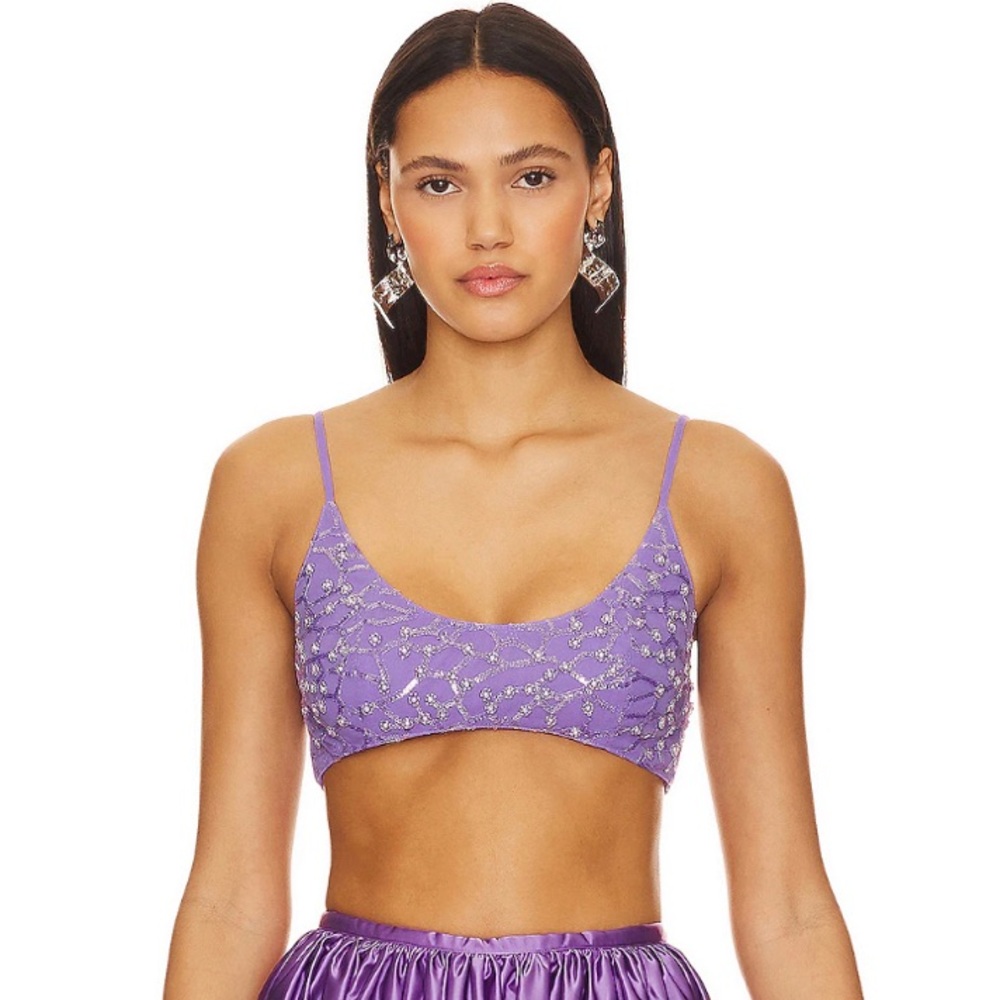 NWT SAU LEE Savannah top Lavender